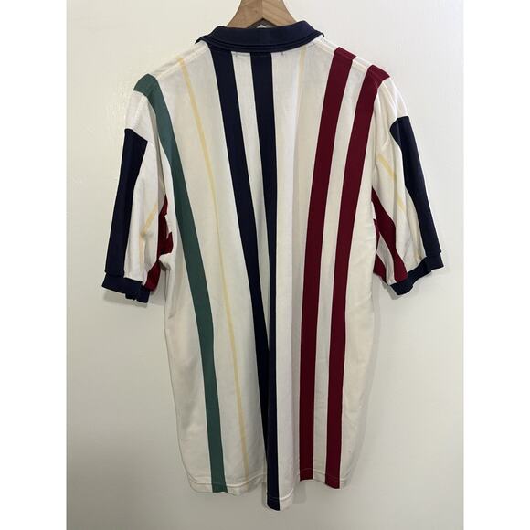 Vtg 90s Preppy Old Money Rugby Equestrian Striped Polo XL Y2K Classic Hip Hop - Picture 3 of 14